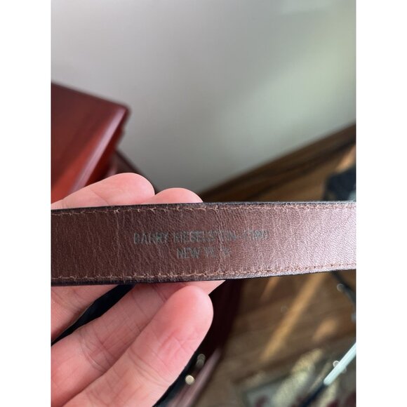Vintage AUTHENTIC STAMPED BARRY KIESELSTEIN CORD NEW YORK BLACK SNAKE BELT 90s main image 7